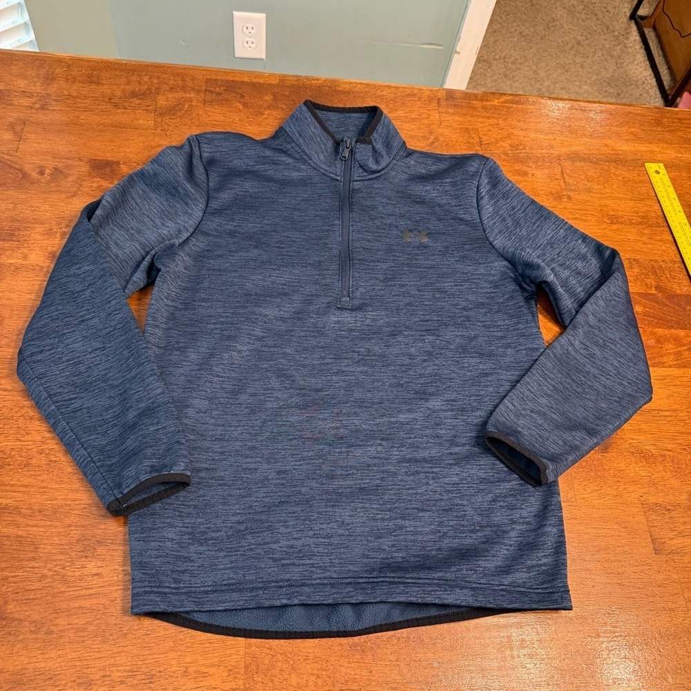 Under Armour Navy Quarter-Zip Pullover size small